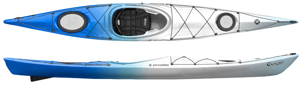 Perception Expression 14 in Seaspray, touring kayak from Canoe Shops UK available in-store or online
