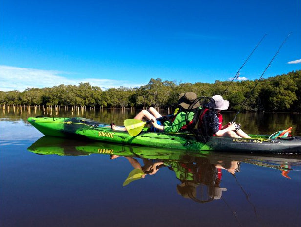 Viking Profish 400 Adult and Child out Fishing