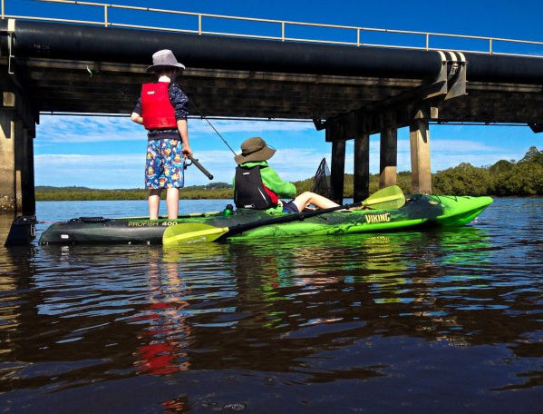 Viking Profish 400 stable enough to take a child in the tankwell