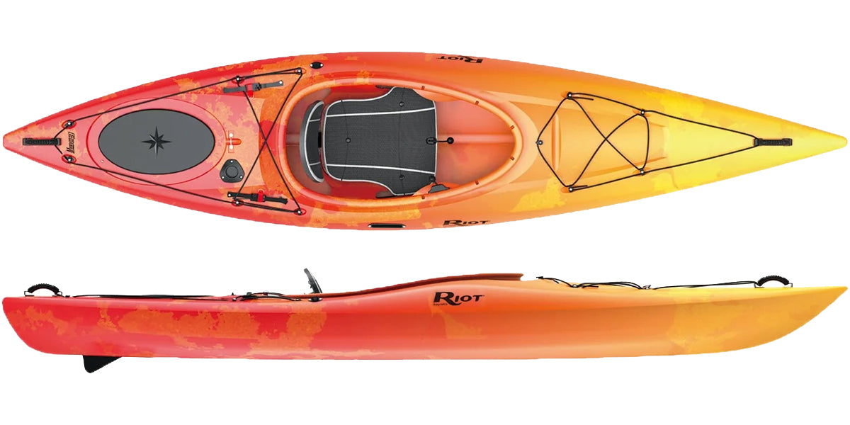 Riot Edge 11 in Yellow / Orange available to buy from Canoe Shops Group online or in store.