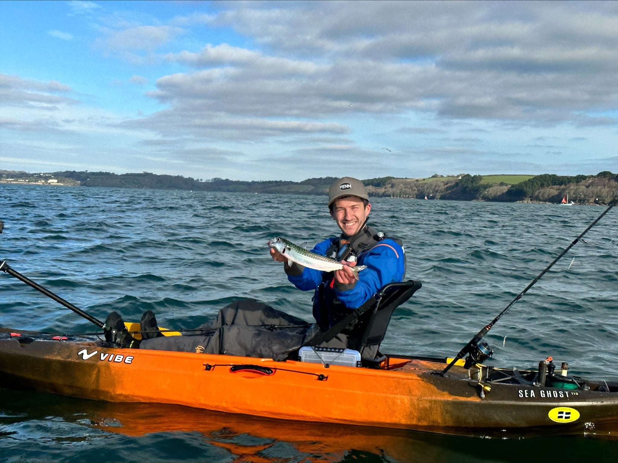 Mackerel fish caught on the Vibe Sea Ghost 110