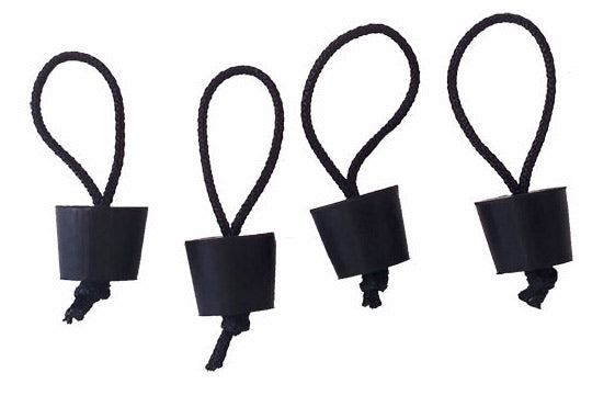 Scupper Bungs in pack of four for Wavesport Scooter Gemini available in two sizes to suit either the 2006 - 2009 build or the 2010 - 2021 build. 
