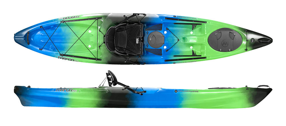 Wilderness Systems Tarpon 120 E Premium Sit on Kayak in Galaxy 